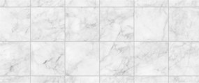 Obraz - Mramorové dlaždice (120x50 cm)