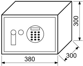 Elektronický sejf RICHTER  RS.30R.LA