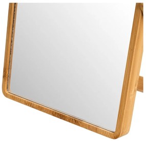 Kozmetické zrkadlo s bambusovým rámom 20x27 cm – Casa Selección