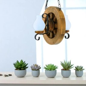 Brilagi - Luster na reťazi ROATA 2xE14/40W/230V buk