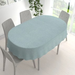 Biante Dekoračný oválny obrus BKW-212 Mätovo zelený žíhaný 120x160 cm