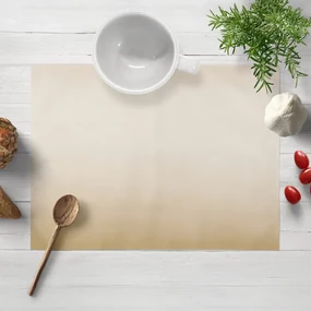 Biante Saténové prestieranie na stôl polyesterový Satén LUX-016 Latte 35x45 cm