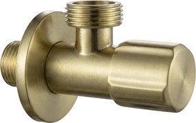 Rea Rea, rohový ventil 1/2"×3/4", zlatá matná, REA-12011