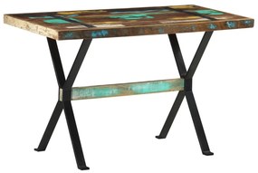 Jedálenský stôl 120x60x76 cm, recyklovaný masív