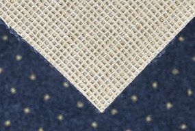 ITC, Metrážny koberec Akzento New 78, záťažový, na mieru, šíře 4m, modrá, ab (mriežka), chodba / predsieň