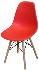 Jedálenská stolička TALCA — červená