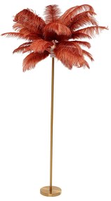 Feather Palm stojacia lampa červená 165 cm