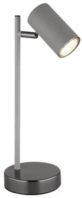 Globo 57911TS - Stolná lampa ROBBY 1xGU10/5W/230V šedá/antracit