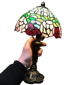 Stolová tiffany lampa ROSE Ø21*39