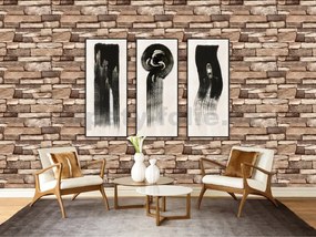 Samolepiace tapety 45 cm x 10 m IMPOL TRADE 9245kameň ukladaný hnedý  samolepiace tapety