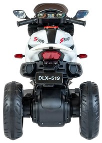 Baby Mix Detská elektrická motorka Rare, biela
