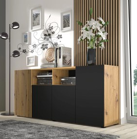 Komoda Aurella 4D. Akcia -20%. Vlastná spoľahlivá doprava až k Vám domov. 1087663