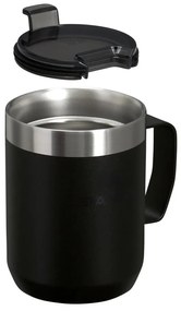 Čierny termo hrnček z nehrdzavejúcej ocele 230 ml Stay-Hot Camp Mug Black – Stanley