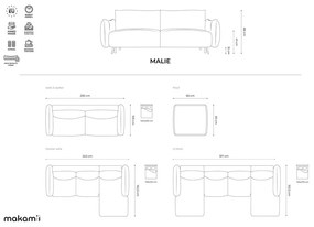 Modrá podnožka Malie – Makamii