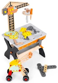Drevená dielňa pre deti, stolík na náradie Ecotoys