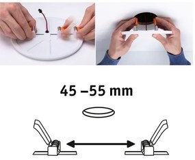 Paulmann 92390 - LED/4,5W IP44 Kúpeľňové podhľadové svietidlo VARIFIT 230V