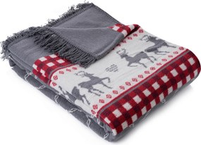XXXLutz PLÉD, bavlna (recyklovaná), 180/220 cm X-Mas - Textil do domácnosti - 003808014901