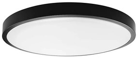 LED Kúpeľňové stropné svietidlo LED/24W/230V 3000K IP44 pr. 29,5 cm čierna