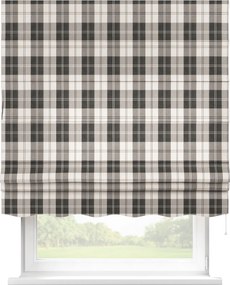 Rímska roleta Florencia farba produktu čierna látka zapletaná, vzorované