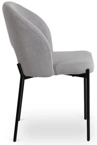 PROXIMA.store - Čalúnená glamour stolička BROS FARBA: béžová, FARBA NÔH: čierna