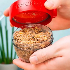 Westmark Dvojdielna dóza na desiatu, 700 ml, antracit, S