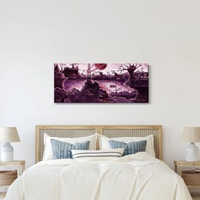 Obraz - Očarovaná dedina (120x50 cm)