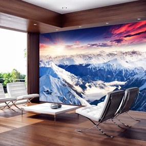 Artgeist Fototapeta - Magnificent Alps Veľkosť: 147x105, Verzia: Samolepiaca