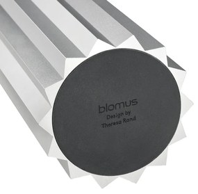 Stolová lampa so stmievačom v striebornej farbe/šalviová zelená s textilným tienidlom (výška 36 cm) Taite – Blomus