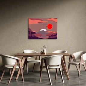 Obraz - Ilustrácie hory Fuji (70x50 cm)