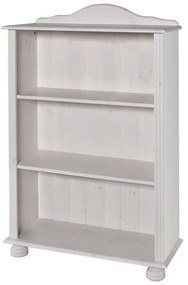 Biela knižnica z borovicového dreva 77x116 cm Ella – Støraa