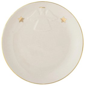 Bloomingville Kameninový tanier Starry White 16 cm