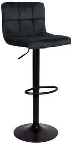 Barová stolička arako black velvet čierna | jaks