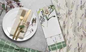 KUCHYNSKÁ UTIERKA LAVENDER SADA 3 KS 50X75 CM VZOROVANÉ