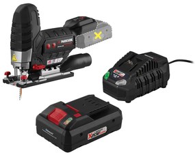Parkside Performance®  Aku priamočiara píla Psspa 20-Li E3 + Smart akumulátor 20 V/4Ah + Nabíjačka akumulátora 20 V/4,5 A  (800011281)
