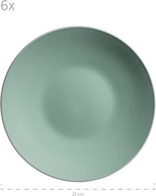 Mäser Jedálenská súprava riadu 24 ks ELISSA – zelená lesk