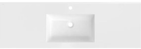 Mexen Otis, umývadlo na zapustenie 141 x 46,5 cm, biela lesklá, 25181400