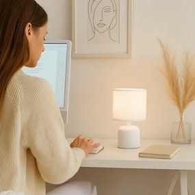 Rabalux 74052 stolná lampa Daphini, biela