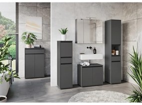 Antracitová kúpeľňová zostava Lemont – Germania