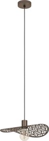 Eglo 44124 - Luster na lanku SWABY 1xE27/60W/230V priemer 40 cm bronzový