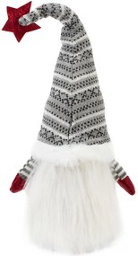 Tutumi Tutumi, vianočný trpaslík 50cm 22630, šedá-biela-červená, CHR-09912