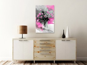 Artgeist Obraz - Bouquet of Colours (1 Part) Vertical Pink Veľkosť: 80x120, Verzia: Premium Print