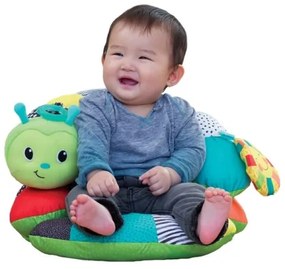 Infantino - Detský vankúšik na hru na brušku 2v1 húsenica