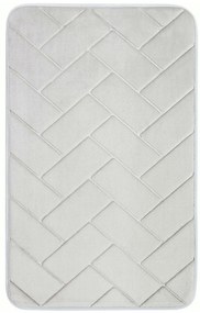 Protišmyková kúpeľňová predložka 3D 7288 sand, 50x40, šedá, kúpeľňa, BO-MA