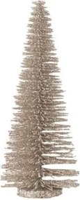 Champagne vianočný dekoratívny stromček Glitter Tree – 5*5*15 cm