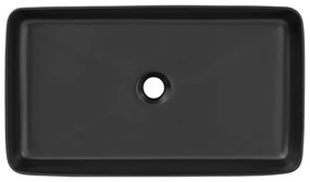 COMAD UM-6275 SLIM 60 BLACK DP - Umývadlo SLIM 61x34 cm matná čierna