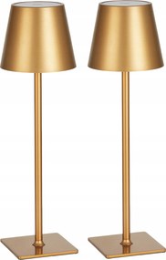 Vevor Stolová lampa 2-balenie 5200MAH Akumulátorová batéria Zlatá