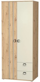 Skriňa 2D2S Camari dub Artisan/Casmhere