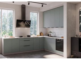 Kuchynská linka Aria SA/WH 260x230 cm bez kuchynskej dosky