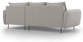 Svetlosivá rohová pohovka Cosmopolitan Design Vienna, pravý roh