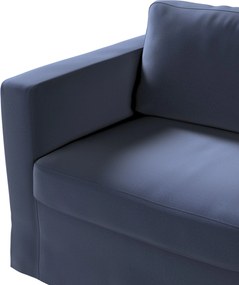 Poťah na sedačku Karlstad (nerozkladací, 2-miestny, dlhý) farba produktu tmavomodrá látka zamatová